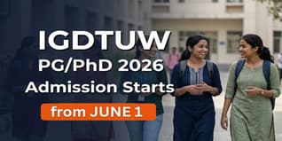 IGDTUW PG/PhD Admission 2026 to Begin from June 1; Check Now